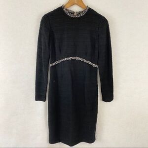 Sara Campbell Black Long Sleeve Dress